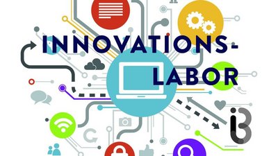 Innovationslabor Grafik zur Ausschreibung für Innovationlabore. Zeigt die unterschiedlichen Möglichkeiten des Zusammenspiels einzelner Player und Möglichkeiten und Fktoren eines gemeinsamen Nutzens eines innovationslabors.